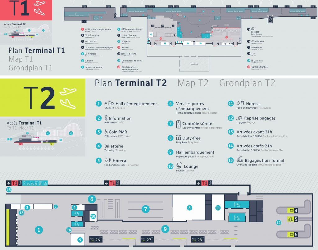 Brussels Charleroi Airport Map 1024x805 