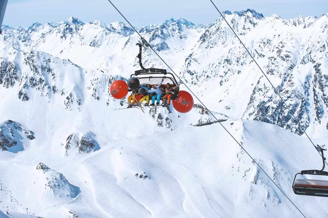 Ischgl, stațiune de schi, fotografie