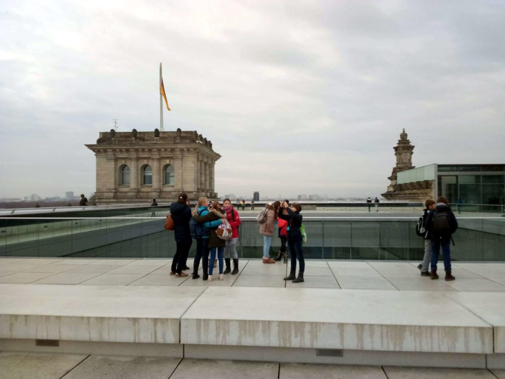 Pe acoperișul Reichstag-ului